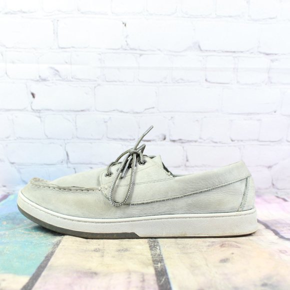 L.L. Bean Shoes - LL BEAN Leather Casual Boat Shoes Size 9.5 W